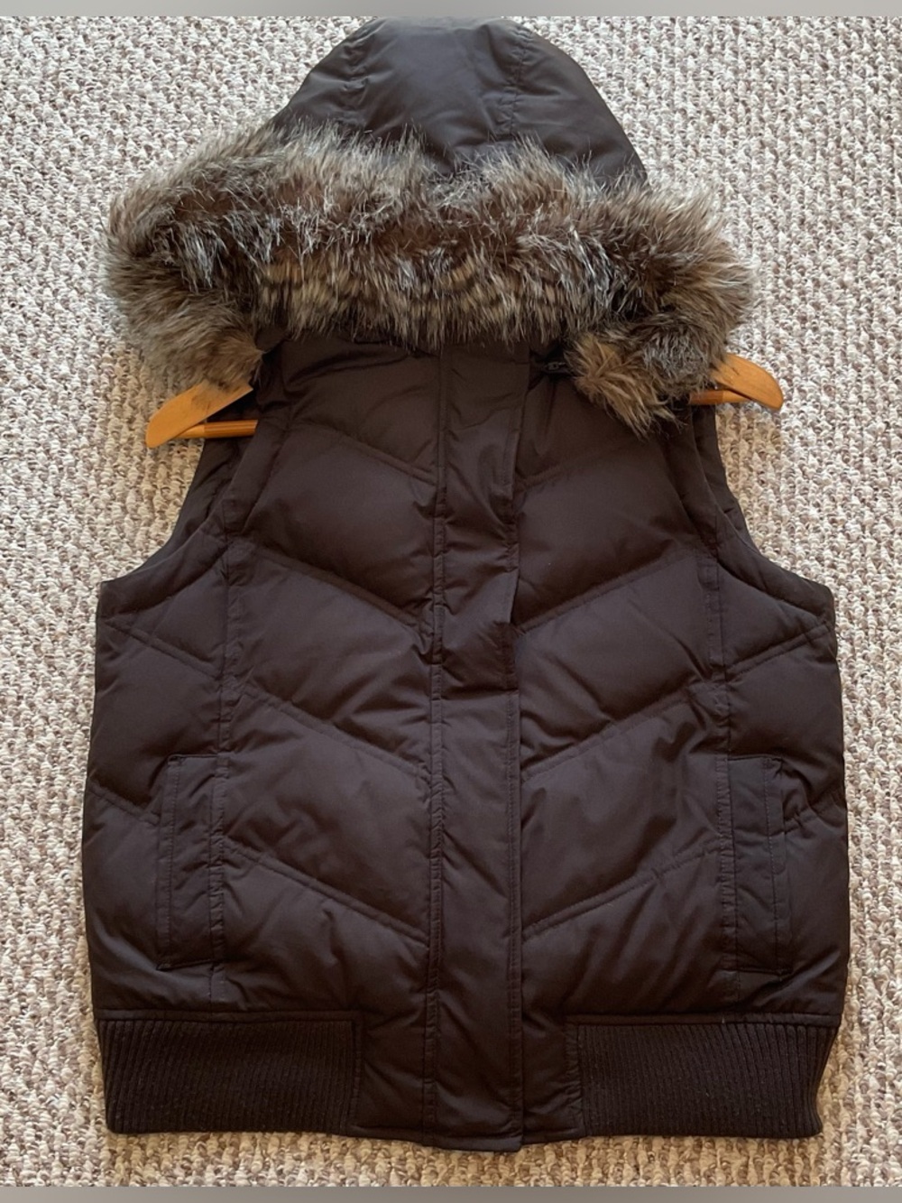 VINTAGE GAP Puffer Vest with Detachable Hood - Size Small, Circa early 2000’s